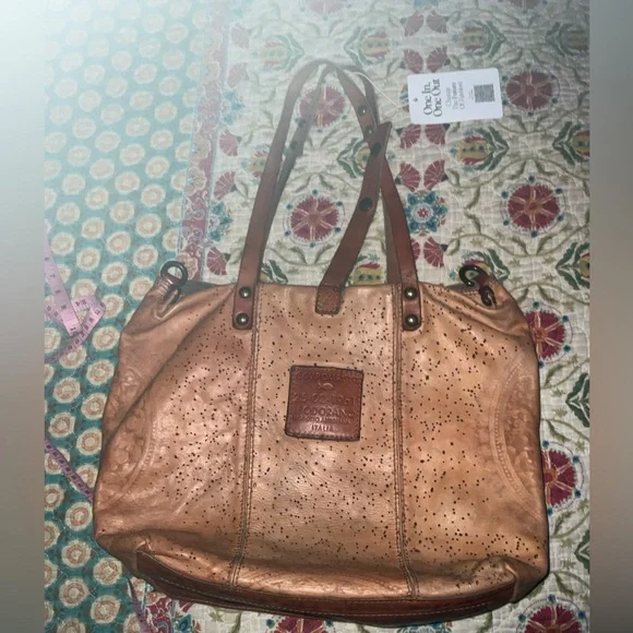 Campomaggi Brown Leather Tote with Vintage excellent condition - Picture 7 of 12